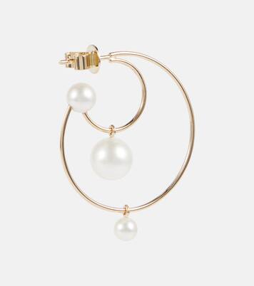 Boucle d’oreille unique Bain Perle en or 14 ct et perles | Sophie Bille Brahe