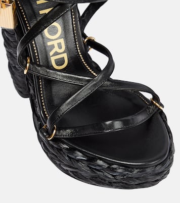 Sandali in pelle con plateau | Tom Ford