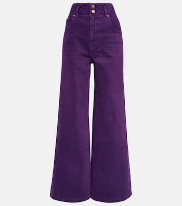 Jeans Margot a gamba larga e vita alta | Ulla Johnson