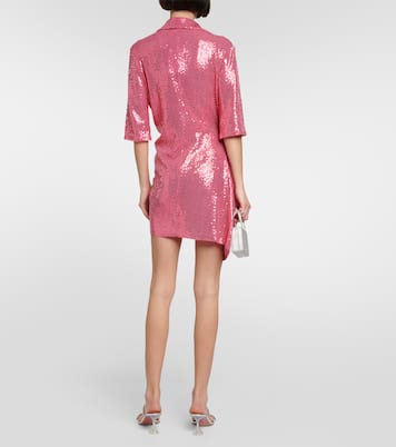 Sequined gathered minidress | Dodo Bar Or