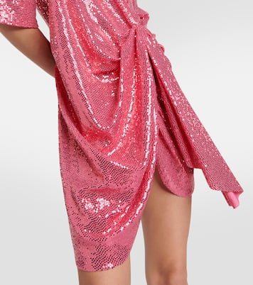Sequined gathered minidress | Dodo Bar Or