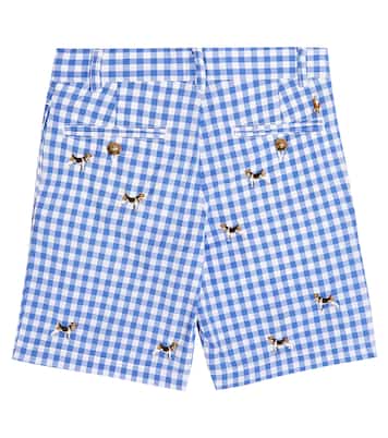Shorts in twill di cotone a quadretti | Polo Ralph Lauren Kids