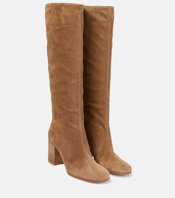 Stiefel aus Veloursleder | Gianvito Rossi