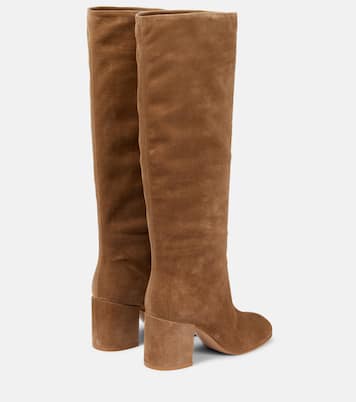 Stiefel aus Veloursleder | Gianvito Rossi