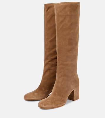 Stiefel aus Veloursleder | Gianvito Rossi