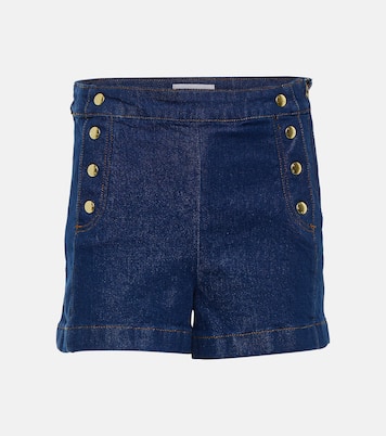 Shorts di jeans Sailor a vita alta | Frame