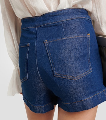 Shorts di jeans Sailor a vita alta | Frame