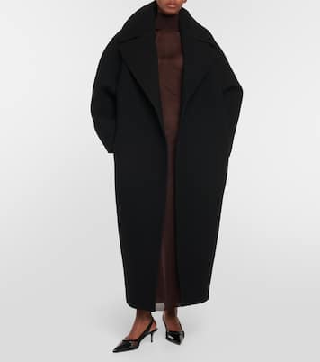 Abito lungo a collo alto in maglia | Alaïa