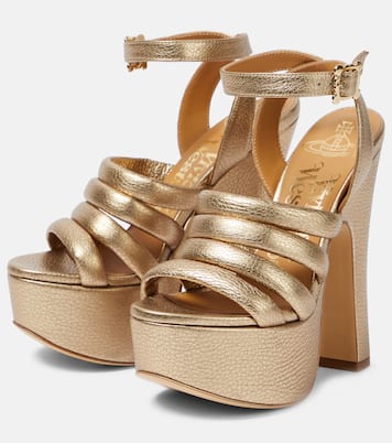 Britney metallic leather platform sandals | Vivienne Westwood