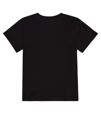Camiseta en jersey de algodón con logo | Balmain Kids