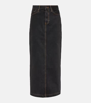 Denim maxi skirt | Wardrobe.NYC