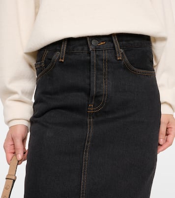 Denim maxi skirt | Wardrobe.NYC