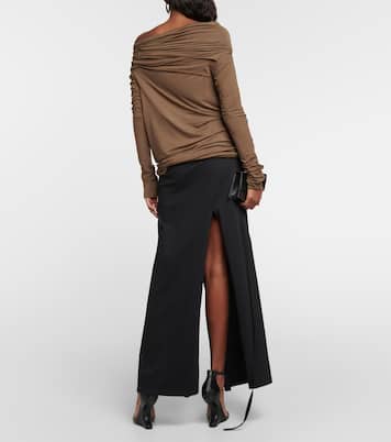 Draped off-shoulder top | Entire Studios