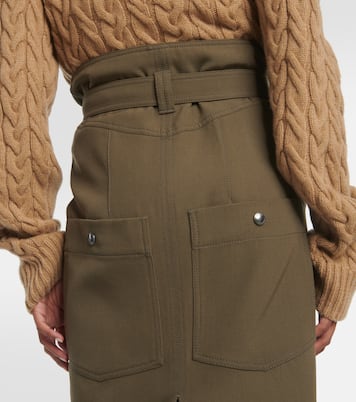 Falda midi de lana | Tod's