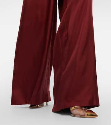 Wonderland silk wide-leg pants | Zimmermann