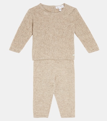 Baby cashmere sweater and pants set | Tartine et Chocolat