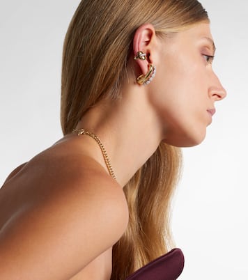 Orecchini Whisper in oro 18kt con diamanti | Yeprem