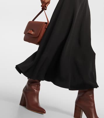 Flared silk maxi dress | Loro Piana