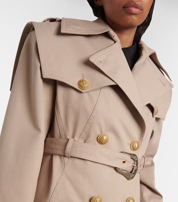 Trench in twill di cotone | Balmain