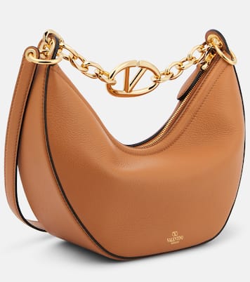 Moon VLogo Small leather shoulder bag | Valentino Garavani