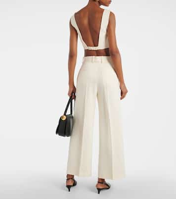 Pantalon ample à taille haute | Jil Sander