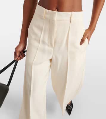 Pantalon ample à taille haute | Jil Sander