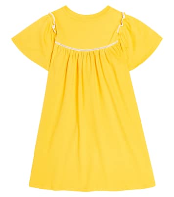 Abito in cotone con volant | Chloé Kids