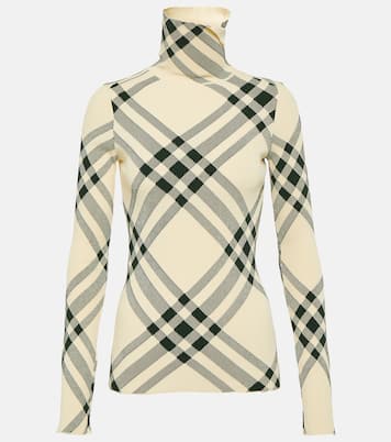 Burberry Check turtleneck sweater | Burberry