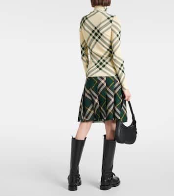 Burberry Check turtleneck sweater | Burberry