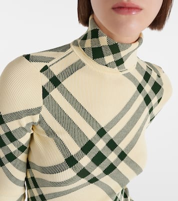 Burberry Check turtleneck sweater | Burberry