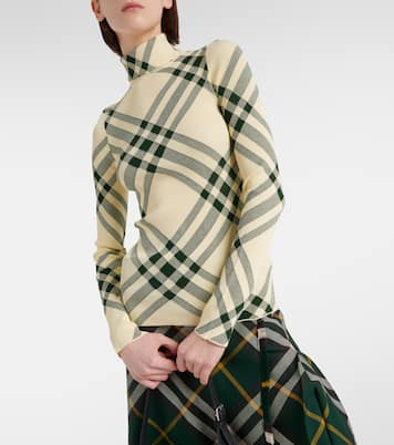 Burberry Check turtleneck sweater | Burberry
