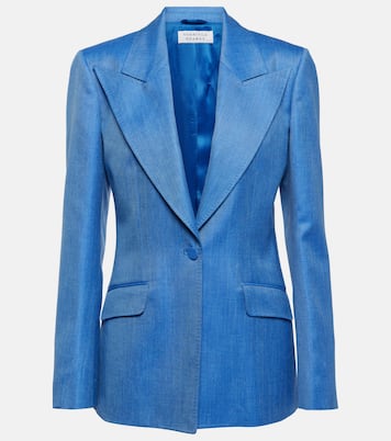 Blazer Leiva en laine, soie et lin | Gabriela Hearst
