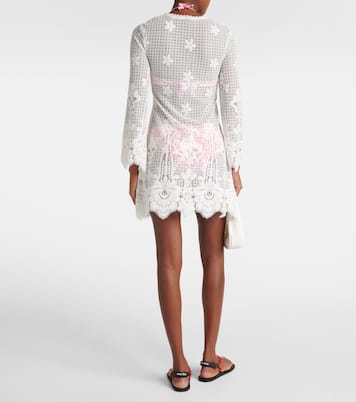 Vestido corto Elizabeth de mezcla de algodón | Melissa Odabash