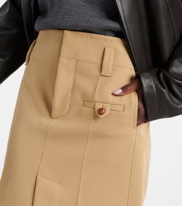Gonna a tubino in cotone | Bottega Veneta