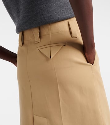 Gonna a tubino in cotone | Bottega Veneta