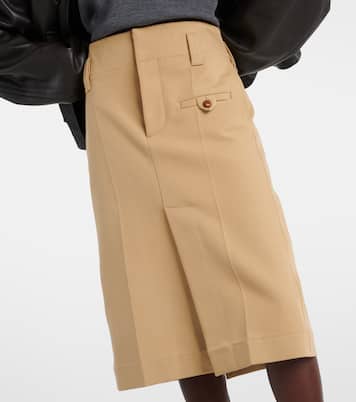 Gonna a tubino in cotone | Bottega Veneta