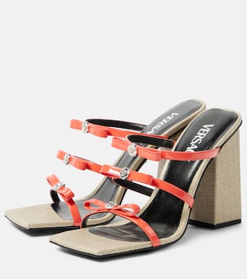 Sandalen Gianni Ribbon 95 aus Leder | Versace