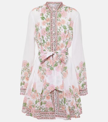 Floral cotton minidress | Juliet Dunn