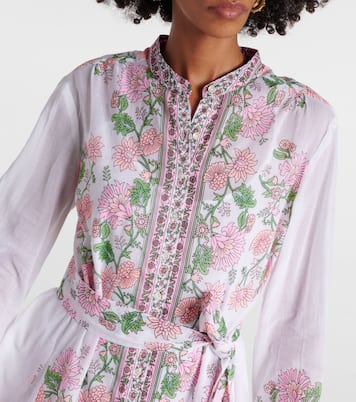 Floral cotton minidress | Juliet Dunn