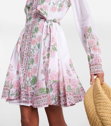 Floral cotton minidress | Juliet Dunn