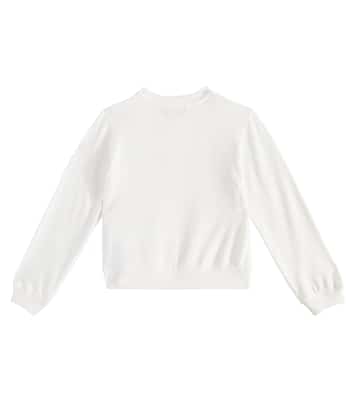 Felpa in misto cotone con stampa | Moschino Kids
