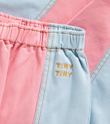 Pantaloni barrel in twill di cotone | Tinycottons