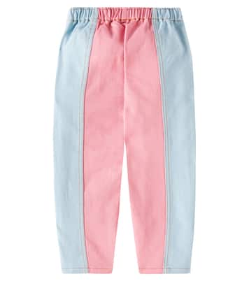 Pantaloni barrel in twill di cotone | Tinycottons