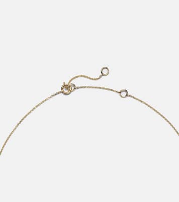 Collier Diamond Cross Stitch en or 14 ct et diamants blancs | Stone and Strand