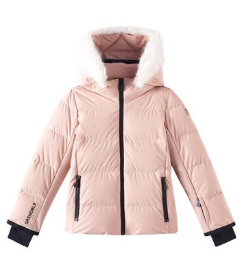 New Guyane faux fur-trimmed ski jacket | Moncler Grenoble Enfant