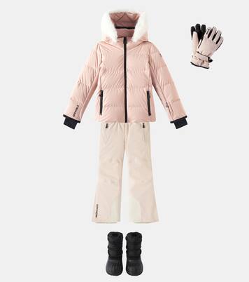New Guyane faux fur-trimmed ski jacket | Moncler Grenoble Enfant