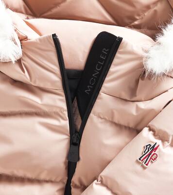 New Guyane faux fur-trimmed ski jacket | Moncler Grenoble Enfant