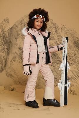 New Guyane faux fur-trimmed ski jacket | Moncler Grenoble Enfant