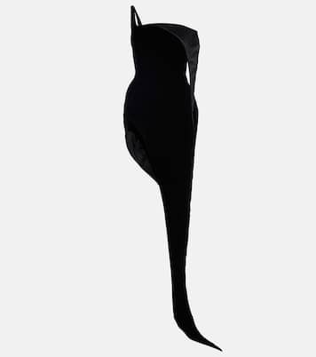 Minikleid Spiky aus Samt | Mugler