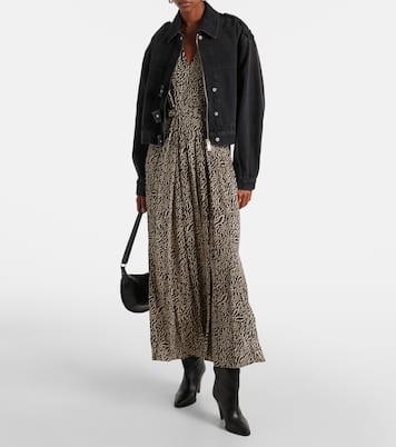 Bedrucktes Maxikleid Vonick aus Crêpe de Chine | Marant Etoile
